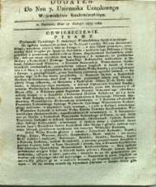 Dziennik Urzędowy Województwa Sandomierskeigo, 1833, nr 7, dod.