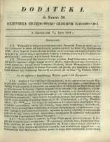 Dziennik Urzędowy Gubernii Radomskiej, 1859, nr 30, dod. I