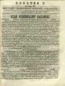 Dziennik Urzędowy Gubernii Radomskiej, 1859, nr 36, dod. II