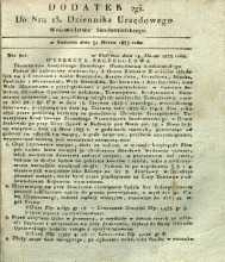 Dziennik Urzędowy Województwa Sandomierskiego, 1833, nr 13, dod. II