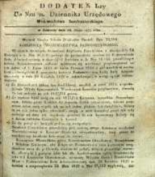 Dziennik Urzędowy Województwa Sandomierskiego, 1833, nr 21, dod. I