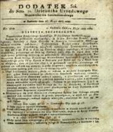 Dziennik Urzędowy Województwa Sandomierskiego, 1833, nr 21, dod. III