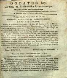 Dziennik Urzędowy Województwa Sandomierskiego, 1833, nr 22, dod. I