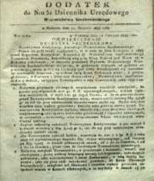 Dziennik Urzędowy Województwa Sandomierskiego, 1833, nr 32, dod.