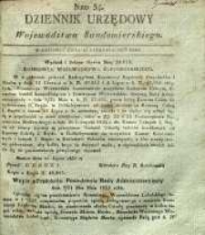 Dziennik Urzędowy Województwa Sandomierskiego, 1833, nr 34