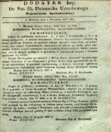 Dziennik Urzędowy Województwa Sandomierskiego, 1833, nr 35, dod. I