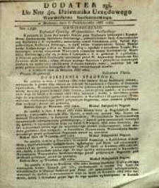 Dziennik Urzędowy Województwa Sandomierskiego, 1833, nr 40, dod. II