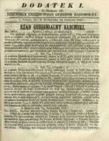 Dziennik Urzędowy Gubernii Radomskiej, 1859, nr 46, dod. I