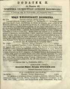 Dziennik Urzędowy Gubernii Radomskiej, 1859, nr 46, dod. II