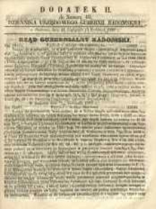 Dziennik Urzędowy Gubernii Radomskiej, 1859, nr 49, dod. II