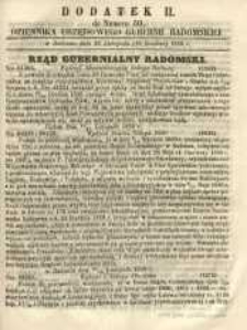 Dziennik Urzędowy Gubernii Radomskiej, 1859, nr 50, dod. II