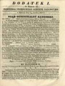 Dziennik Urzędowy Gubernii Radomskiej, 1859, nr 52, dod. I