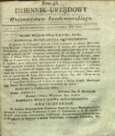 Dziennik Urzędowy Województwa Sandomierskiego, 1833, nr 45