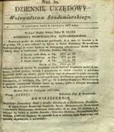 Dziennik Urzędowy Województwa Sandomierskiego, 1833, nr 50