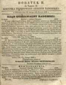 Dziennik Urzędowy Gubernii Radomskiej, 1860, nr 11, dod. II