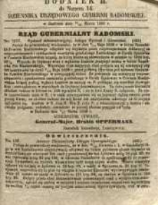 Dziennik Urzędowy Gubernii Radomskiej, 1860, nr 14, dod. II