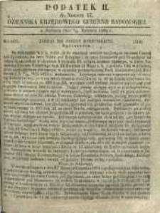 Dziennik Urzędowy Gubernii Radomskiej, 1860, nr 17, dod. II