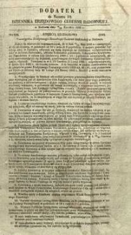 Dziennik Urzędowy Gubernii Radomskiej, 1860, nr 18, dod. I