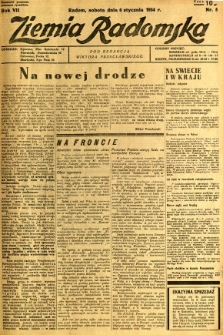 Ziemia Radomska, 1934, R. 7, nr 5