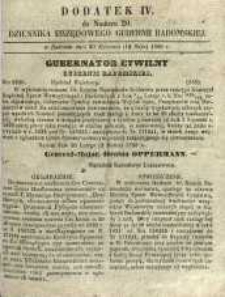 Dziennik Urzędowy Gubernii Radomskiej, 1860, nr 20, dod. IV