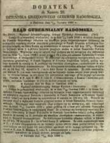 Dziennik Urzędowy Gubernii Radomskiej, 1860, nr 25, dod. I