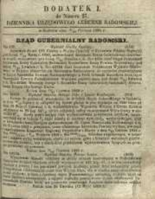 Dziennik Urzędowy Gubernii Radomskiej, 1860, nr 27, dod. I