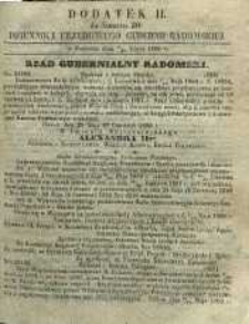 Dziennik Urzędowy Gubernii Radomskiej, 1860, nr 30, dod. II