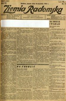 Ziemia Radomska, 1934, R. 7, nr 9