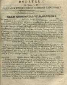 Dziennik Urzędowy Gubernii Radomskiej, 1860, nr 31, dod. I