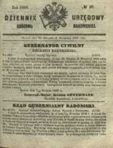 Dziennik Urzędowy Gubernii Radomskiej, 1860, nr 36