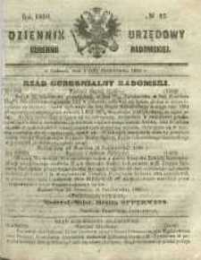Dziennik Urzędowy Gubernii Radomskiej, 1860, nr 42