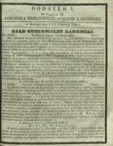 Dziennik Urzędowy Gubernii Radomskiej, 1860, nr 47, dod. I
