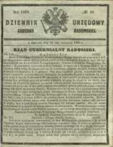Dziennik Urzędowy Gubernii Radomskiej, 1860, nr 48