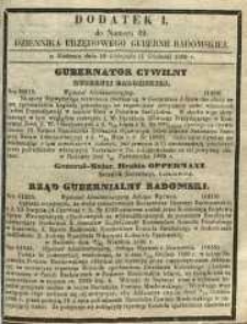 Dziennik Urzędowy Gubernii Radomskiej, 1860, nr 49, dod. I