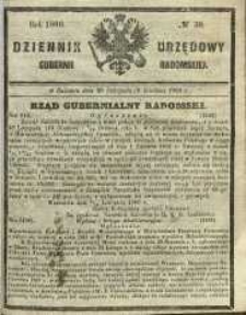 Dziennik Urzędowy Gubernii Radomskiej, 1860, nr 50