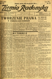 Ziemia Radomska, 1934, R. 7, nr 16