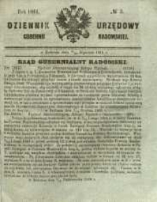 Dziennik Urzędowy Gubernii Radomskiej, 1861, nr 5