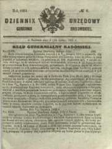 Dziennik Urzędowy Gubernii Radomskiej, 1861, nr 8
