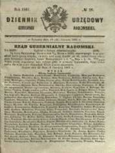 Dziennik Urzędowy Gubernii Radomskiej, 1861, nr 26