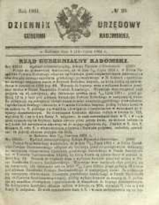 Dziennik Urzędowy Gubernii Radomskiej, 1861, nr 29