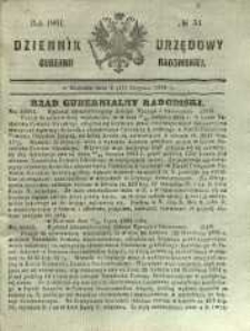 Dziennik Urzędowy Gubernii Radomskiej, 1861, nr 34