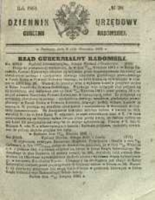 Dziennik Urzędowy Gubernii Radomskiej, 1861, nr 38
