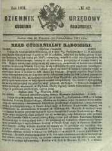 Dziennik Urzędowy Gubernii Radomskiej, 1861, nr 42