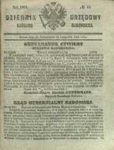Dziennik Urzędowy Gubernii Radomskiej, 1861, nr 45