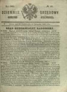 Dziennik Urzędowy Gubernii Radomskiej, 1861, nr 46