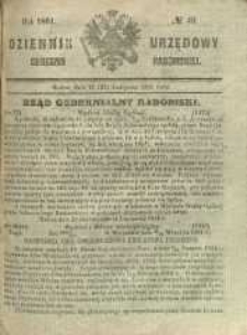 Dziennik Urzędowy Gubernii Radomskiej, 1861, nr 48