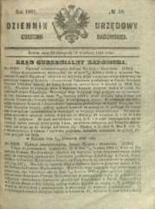 Dziennik Urzędowy Gubernii Radomskiej, 1861, nr 50