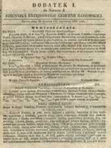 Dziennik Urzędowy Gubernii Radomskiej, 1862, nr 3, dod. I