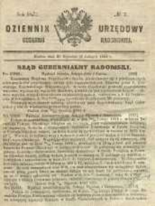 Dziennik Urzędowy Gubernii Radomskiej, 1862, nr 7