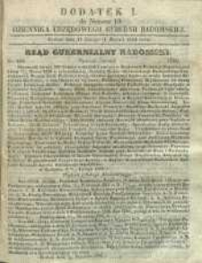 Dziennik Urzędowy Gubernii Radomskiej, 1862, nr 10, dod. I